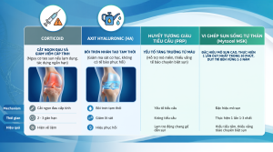 Đau, lục cục khớp gối sau tuổi 45? Tìm hiểu Corticoid, HA, PRP và vi ghép sụn tự thân Mytocel MSK để lựa chọn hướng bảo tồn phù hợp.